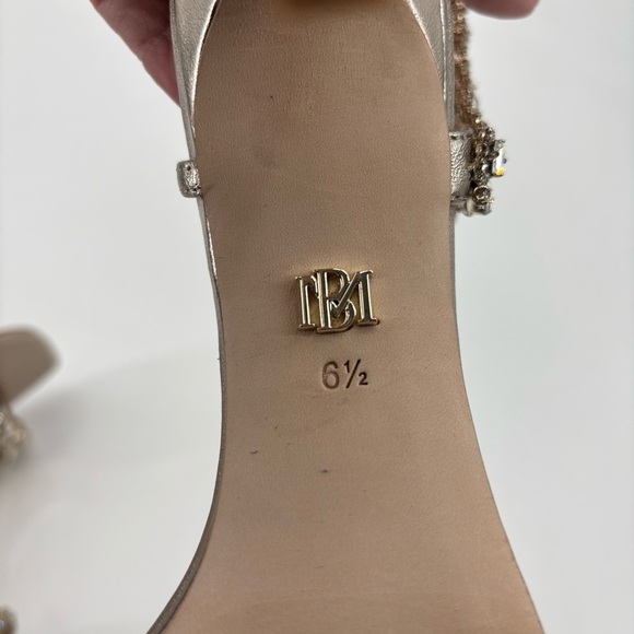 Badgley Mischka Galia Open Toe 4” Heels Size 6.5 - Picture 11 of 15